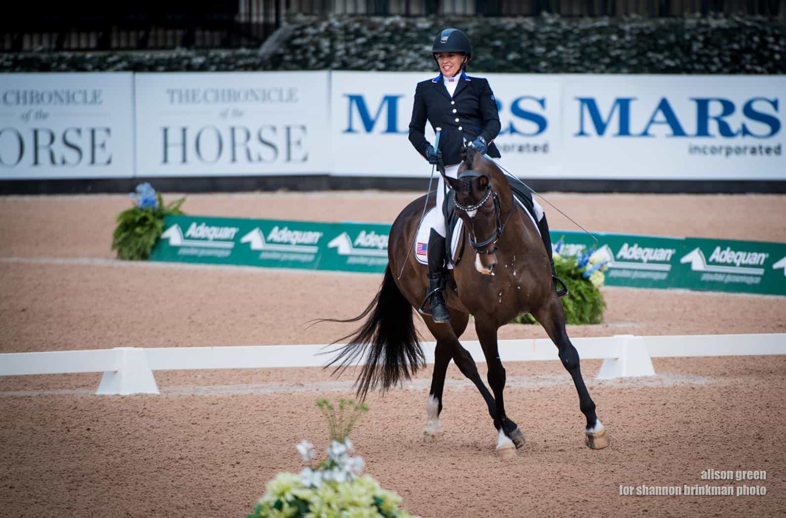 U.S. ParaEquestrian Dressage Scores Historic Day at FEI World
