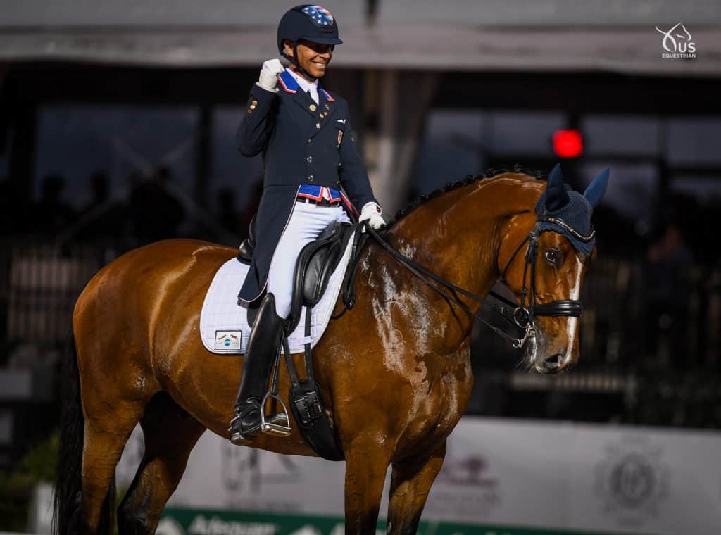 Steffen Peters and Suppenkasper during the FEI Grand Special at FEI Dressage Nations Cup USA