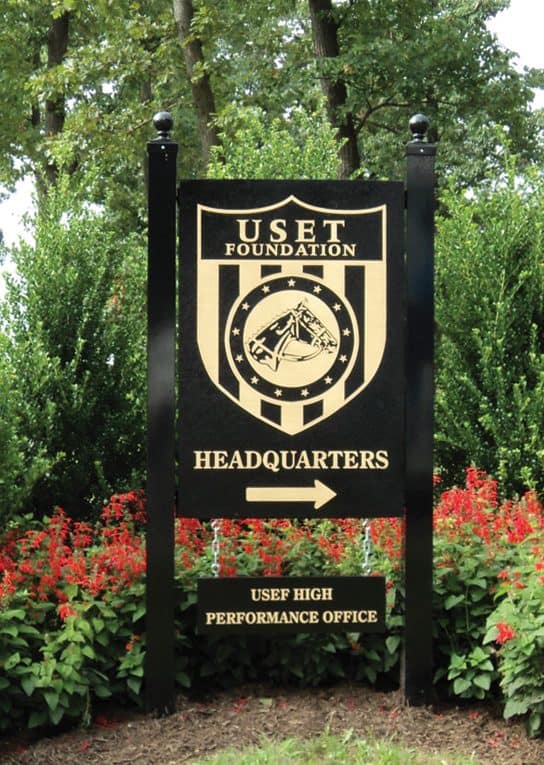 USET Foundation Headquarters Sign