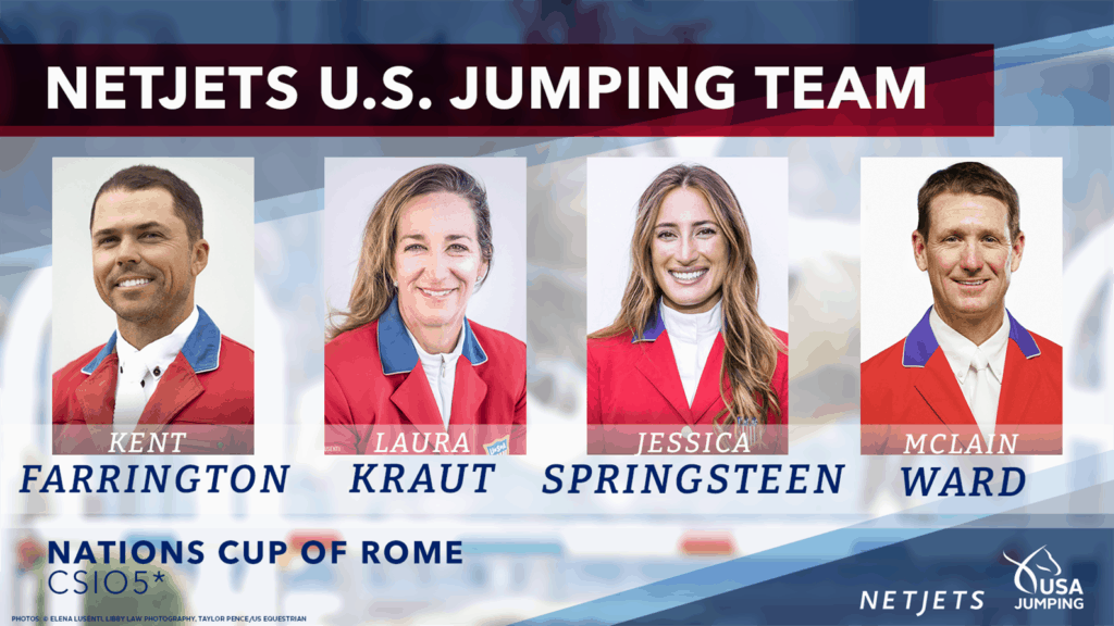 NetJets® U.S. Jumping Team for the Nations Cup of Rome CSIO5*