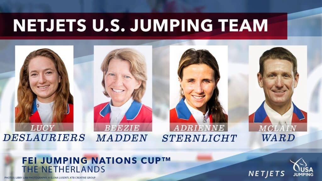NetJets U.S. Jumping Team Announced for FEI Jumping Nations Cup™ of The Netherlands CSIO5* in Rotterdam