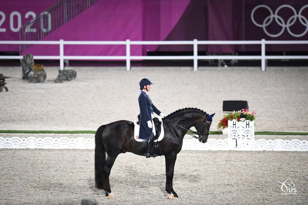 Sabine Schut-Kery and Sanceo Lead Off U.S. Dressage Team on First Day of FEI Grand Prix Competition in Tokyo