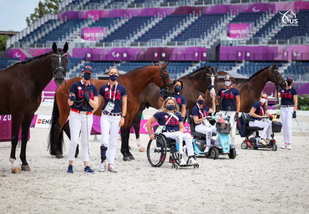 U.S. Para Dressage Team Passes First Horse Inspection at Tokyo 2020