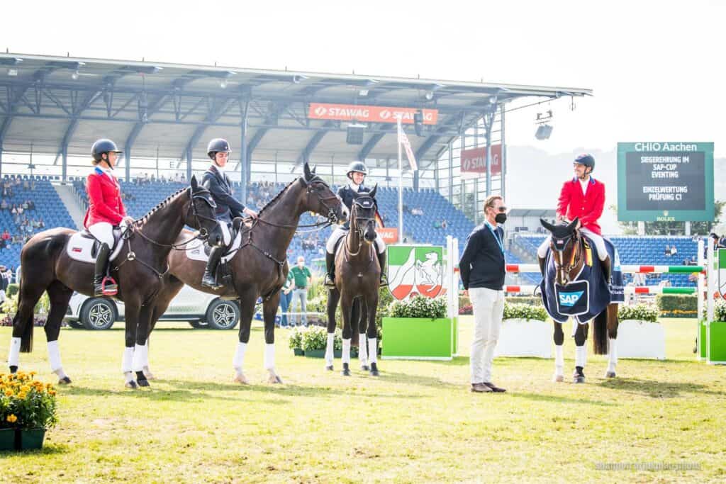 Land Rover U.S. Eventing Team at 2021 World Equestrian Festival CHIO Aachen