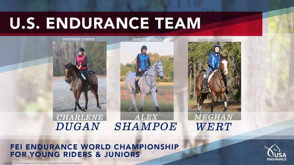 U.S. Endurance Team for 2021 FEI Endurance World Championship for Young Riders & Juniors