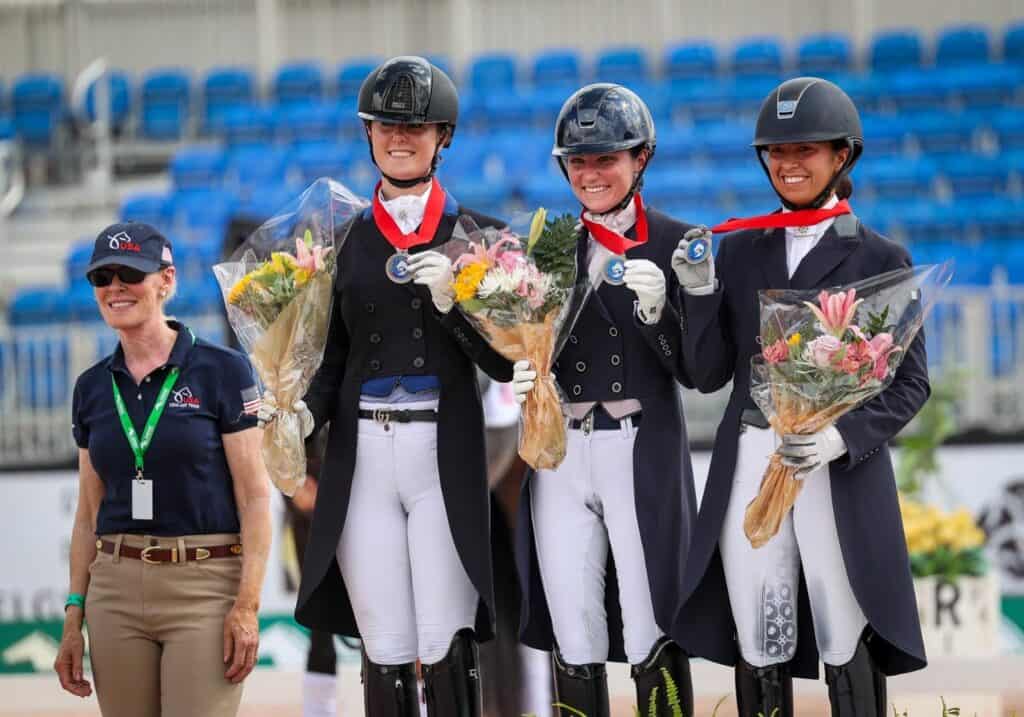 U.S. U25 Dressage Team Takes Second Place in Team Competition at 2022 FEI Dressage Nations Cup Wellington CDIOU25