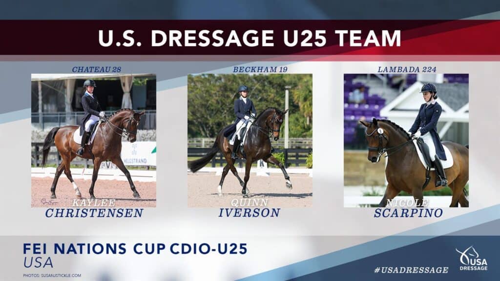 U.S. Dressage Team – FEI Nations Cup CDIO-U25