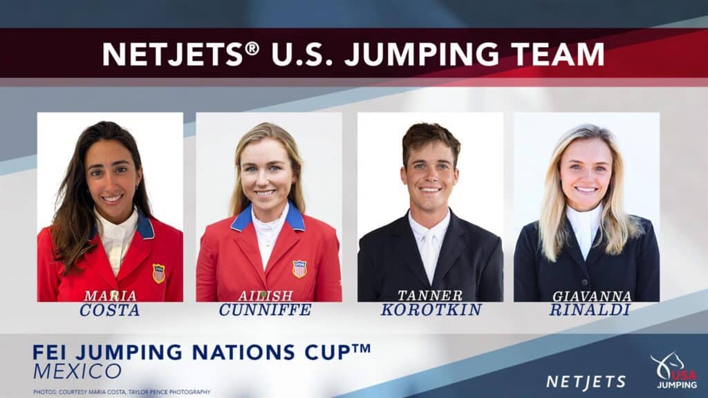 NetJets® U.S. Jumping Team Ahead of Longines FEI Nations Cup™ Mexico CSIO5*