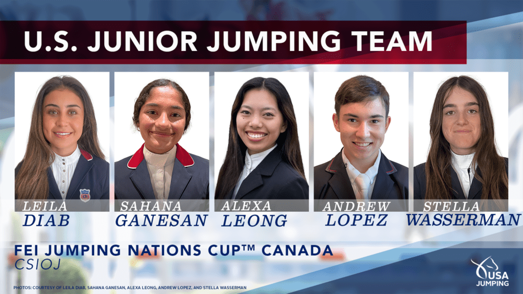 U.S. Junior Jumping Team Nations Cup Canada CSIOJ