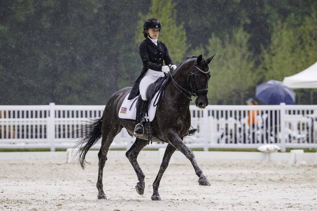 Mackenzie Peer and Ansgar at FEI Dressage Nations Cup™ France CDIO5*