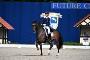 Christian Simonson & Son of a Lady on Young Rider Dressage Team Hagen CDIOY