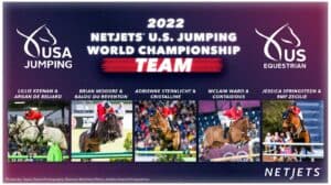 NetJets® U.S. Jumping Team for 2022 Agria FEI World Jumping Championship