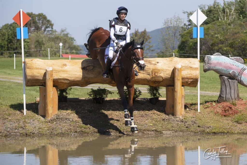 Liz Halliday-Sharp and Miks Master C at 2022 Eventing Nations Cup Bromont