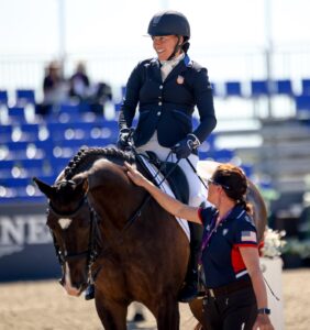 Rebecca Hart secured the bronze medal in the FEI World Para Dressage Individual Grade III Championship