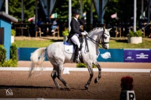 USA Young Rider Dressage Team Member Sophia Schults and Conocido HGF at the 2022 FEI North American Youth Championships