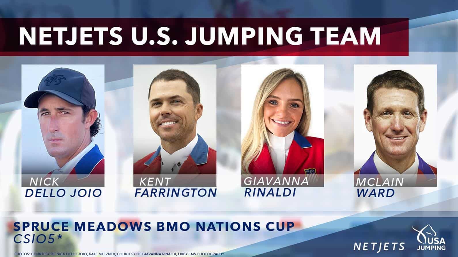 U.S. Jumping Team Announced for BMO Jumping Nations Cup Spruce Meadows CSIO5*