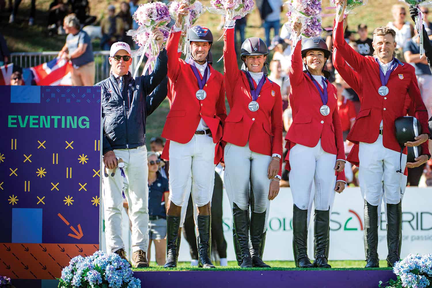 Land Rover U.S. Eventing Team Wins Silver at Pratoni 2022 in Rome, Italy qualifying for Paris 2024 Olympic Games