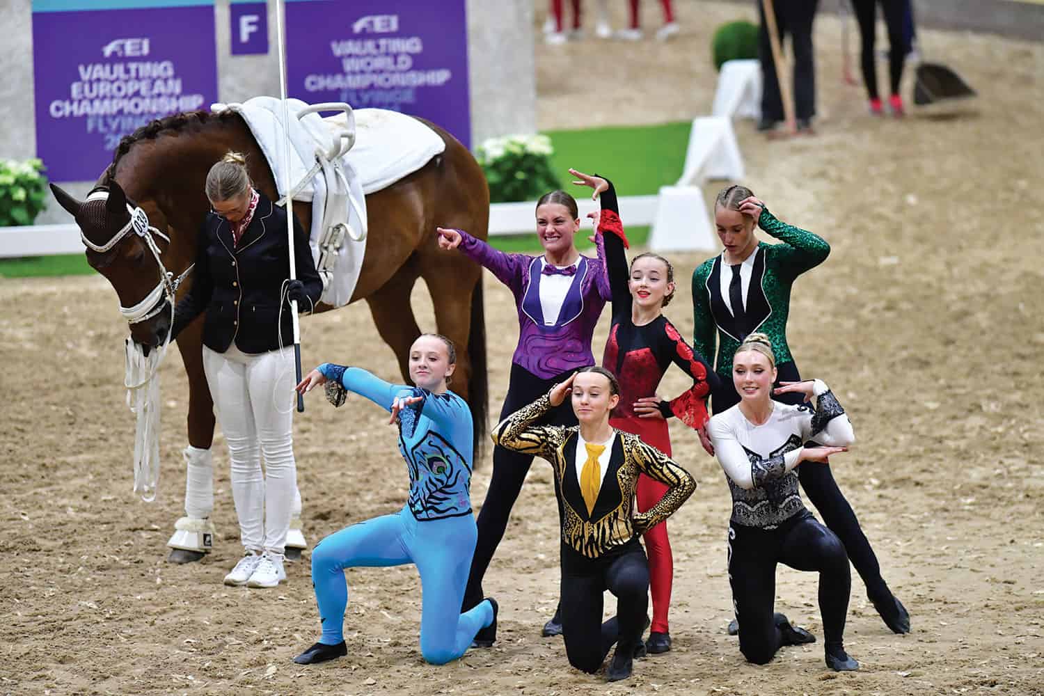 U.S. Junior Squad Wins Bronze Medal at 2023 FEI Vaulting World Championships for Young Vaulters and Juniors