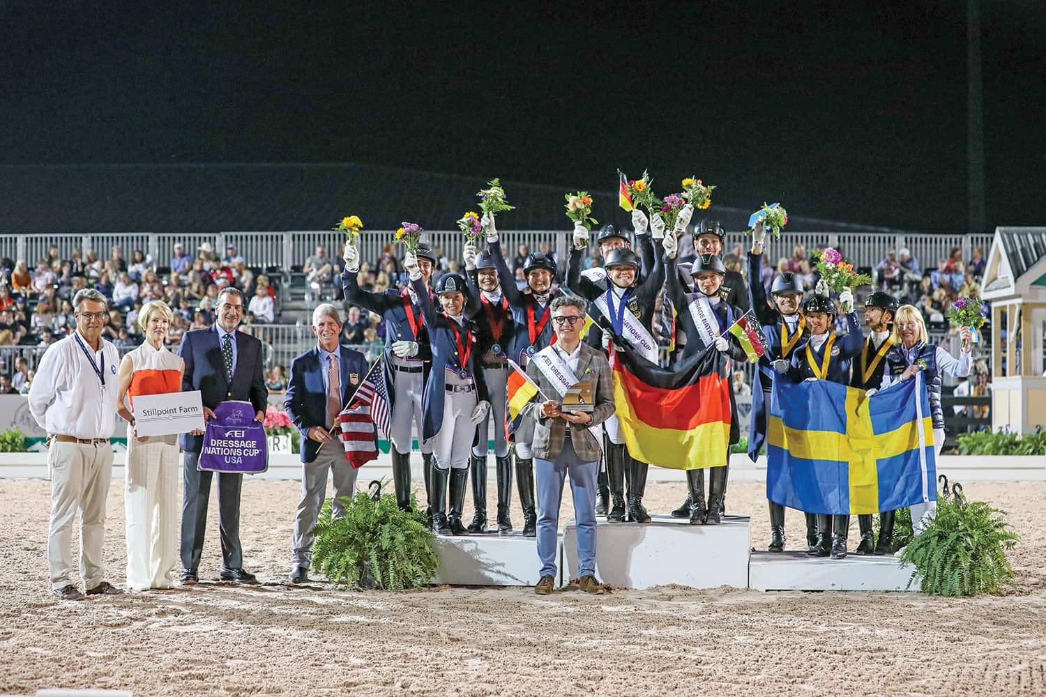 U.S. Dressage Team Takes Silver in 2023 FEI Dressage Nations Cup™ USA CDIO3*, Wellington, Florida