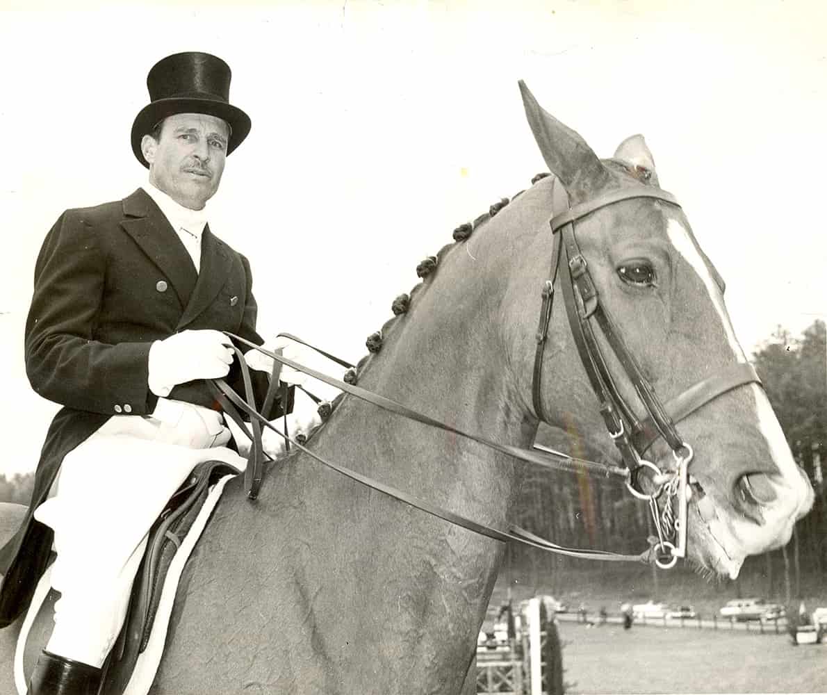 Major Robert Borg and Bill Biddle at the 1955 Pan American Games in Mexico City