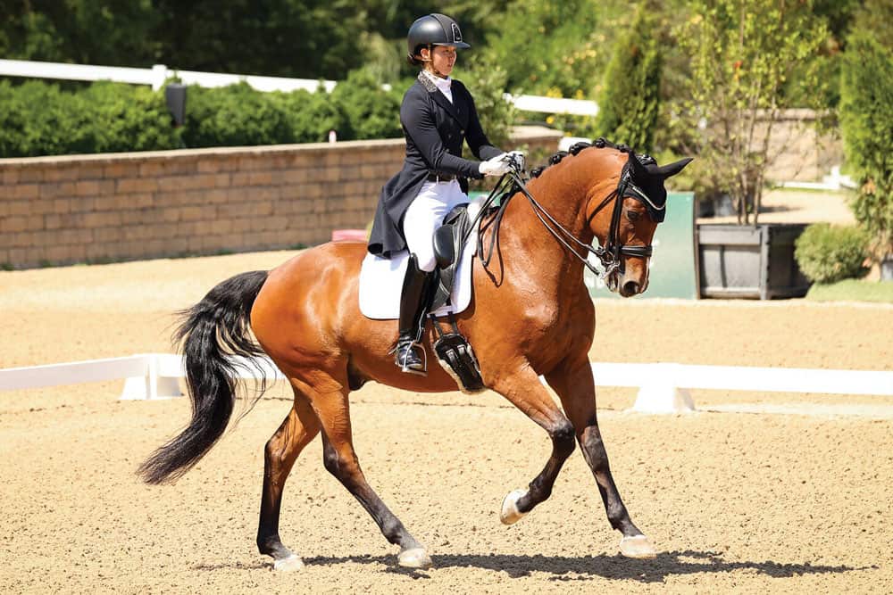 Miki Yang and Grey C Carrus by Leslie Potter US Equestrian