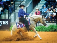 U.S. Reining Team Gold and Individual Bronze Medalist Cade McCutcheon and Custom Made Gun at the 2018 Tryon World Equestrian Games. Photo by Erin Gilmoe for Shannon Brinkman Photo U.S. Reining Team Gold and Individual Bronze Medalist Cade McCutcheon and Custom Made Gun at the 2018 Tryon World Equestrian Games. Photo by Erin Gilmoe for Shannon Brinkman Photo