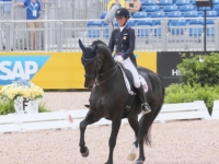 U.S. Dressage Team Silver Medalist Kasey Perry- Glass and Dublet at the 2018 Tryon World Equestrian Games. Photo by Annan Hepner/Phelps Media Group U.S. Dressage Team Silver Medalist Kasey Perry- Glass and Dublet at the 2018 Tryon World Equestrian Games. Photo by Annan Hepner/Phelps Media Group