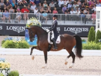 U.S. Dressage Team Silver and Individual Medalist Laura Graves and Verdades at the 2018 Tryon World Equestrian Games. Photo by Shannon Brinkman U.S. Dressage Team Silver and Individual Medalist Laura Graves and Verdades at the 2018 Tryon World Equestrian Games. Photo by Shannon Brinkman