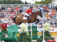U.S. Jumping Team Gold and Individual Bronze Medalist Lauren Hough and Ohlala at the 2015 Toronto Pan American Games. Photo by Rebecca Walton/Phelps Media Group U.S. Jumping Team Gold and Individual Bronze Medalist Lauren Hough and Ohlala at the 2015 Toronto Pan American Games. Photo by Rebecca Walton/Phelps Media Group
