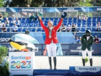 Jumping Individual Silver Medalist Kent Farrington at the 2023 Santiago Pan American Games. Photo by Shannon Brinkman Jumping Individual Silver Medalist Kent Farrington at the 2023 Santiago Pan American Games. Photo by Shannon Brinkman