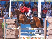 U.S. Eventing Team Gold and Individual Bronze Medalist Bruce (Buck) Davidson and Absolute Liberty at the 2011 Guadalajara Pan American Games. Eventing Team Gold Medalist Michael Pollard and Schoensgreen Hanni at the 2011 Guadalajara, MEX Pan American Games. Photo by Jan Beren U.S. Eventing Team Gold and Individual Bronze Medalist Bruce (Buck) Davidson and Absolute Liberty at the 2011 Guadalajara Pan American Games. Eventing Team Gold Medalist Michael Pollard and Schoensgreen Hanni at the 2011 Guadalajara, MEX Pan American Games. Photo by Jan Beren