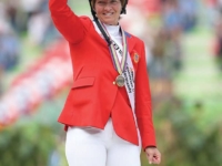 U.S. Jumping Individual Bronze Medalist Beezie Madden at the 2014 Normandy World Equestrian Games. Photo by Susan J. Stickle U.S. Jumping Individual Bronze Medalist Beezie Madden at the 2014 Normandy World Equestrian Games. Photo by Susan J. Stickle