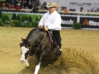 U.S. Reining Team Gold Medalist and Individual Gold Medalist Shawn Flarida with Spooks Gotta Whiz at the 2014 Normandy World Equestrian Games. Photo by Phelps Media Group U.S. Reining Team Gold Medalist and Individual Gold Medalist Shawn Flarida with Spooks Gotta Whiz at the 2014 Normandy World Equestrian Games. Photo by Phelps Media Group