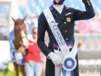 U.S. Dressage Individual Silver Medalist Laura Graves at the 2018 Tryon World Equestrian Games. Photo by Annan Hepner/Phelps Media Group U.S. Dressage Individual Silver Medalist Laura Graves at the 2018 Tryon World Equestrian Games. Photo by Annan Hepner/Phelps Media Group