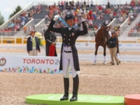 U.S. Dressage Individual Silver Medalist Laura Graves at the 2015 Toronto Pan American Games. Photo by Mary Adelaide Brakenridge/Phelps Media Group U.S. Dressage Individual Silver Medalist Laura Graves at the 2015 Toronto Pan American Games. Photo by Mary Adelaide Brakenridge/Phelps Media Group