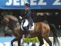 U.S. Dressage Team Silver Medalist Sue Blinks and Flim Flam at the 2002 World Equestrian Games, Jerez, ESP. Photo by Phelps Photos U.S. Dressage Team Silver Medalist Sue Blinks and Flim Flam at the 2002 World Equestrian Games, Jerez, ESP. Photo by Phelps Photos