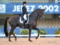 U.S. Dressage Team Silver Medalist Lisa Wilcox and Relevant at the 2002 World Equestrian Games, Jerez, ESP. Photo by Phelps Photos U.S. Dressage Team Silver Medalist Lisa Wilcox and Relevant at the 2002 World Equestrian Games, Jerez, ESP. Photo by Phelps Photos