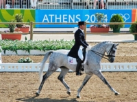 U.S. Dressage Team Bronze Medalist Guenter Seidel and Aragon at the 2004 Athens Olympic Games. Photo © 2004 by Nancy Jaffer U.S. Dressage Team Bronze Medalist Guenter Seidel and Aragon at the 2004 Athens Olympic Games. Photo by Nancy Jaffer