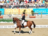 U.S. Dressage Team Bronze Medalist Robert Dover and FBW Kennedy at the 2004 Athens Olympic Games. Photo © 2004 by Nancy Jaffer U.S. Dressage Team Bronze Medalist Robert Dover and FBW Kennedy at the 2004 Athens Olympic Games. Photo by Nancy Jaffer