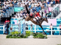 U.S. Jumping athlete Laura Kraut with Baloutinue in the Individual Jumping Qualifier round at the 2024 Paris Olympic Games. Photo by Shannon Brinkman U.S. Jumping athlete Laura Kraut with Baloutinue in the Individual Jumping Qualifier round at the 2024 Paris Olympic Games. Photo by Shannon Brinkman