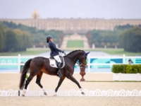 U.S. Team and Individual Gold Medalist (Individual Event Grade III), Rebecca Hart and Florantina at the 2024 Paralympic Games in Paris, France. Photo by Devyn Trethewey/US Equestrian U.S. Team and Individual Gold Medalist (Individual Event Grade III), Rebecca Hart and Florantina at the 2024 Paralympic Games in Paris, France. Photo by Devyn Trethewey/US Equestrian